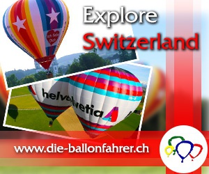 Ballonfahrt über die Schweiz